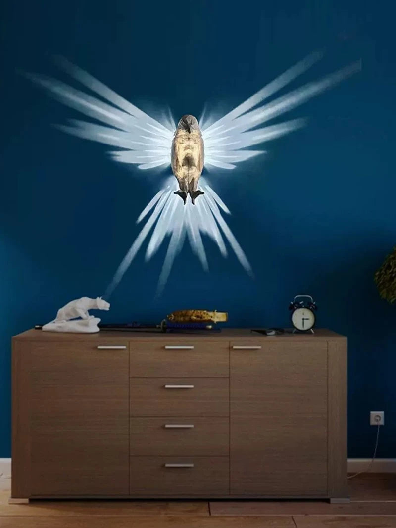 Celestial Owl Projecting Sconce