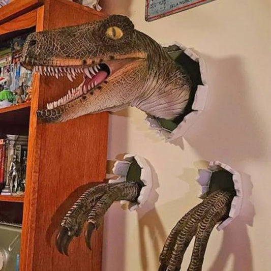 JurassicBurst Velociraptor Wall Sculpture
