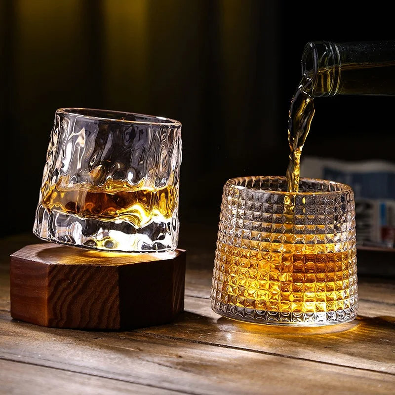 Artisan Whiskey Rotator Glasses