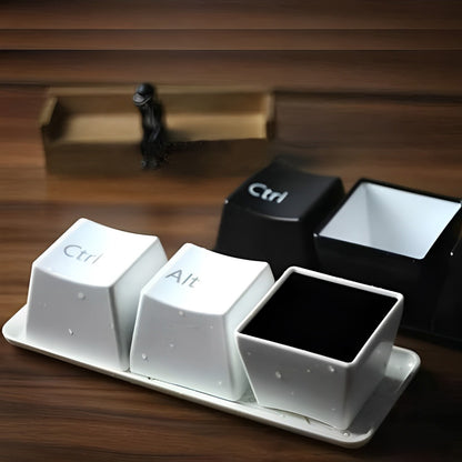 KeyCups Ctrl Alt Del Tableware Set