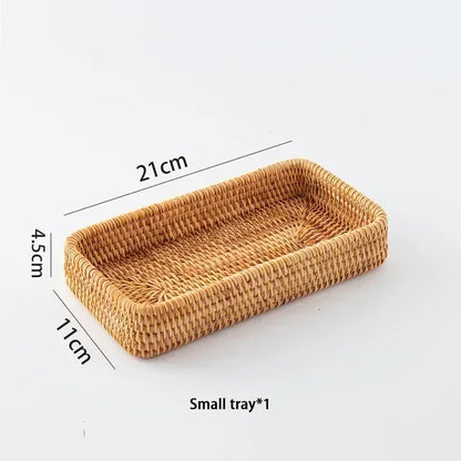 Rattan Fruit Serving Basket