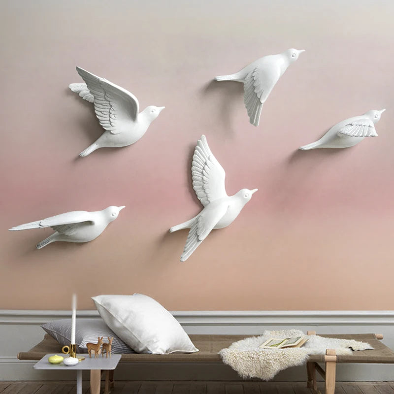 Aviary Dreams Flying Bird Wall Decor