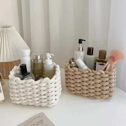 Chunky Knit Storage Basket