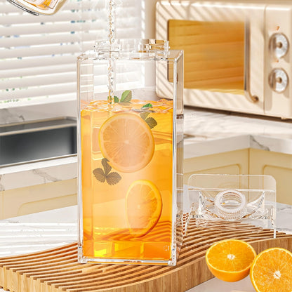 Transparent Juice Carton