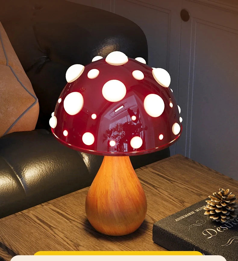 Enchanted Forest Mushroom Lamp