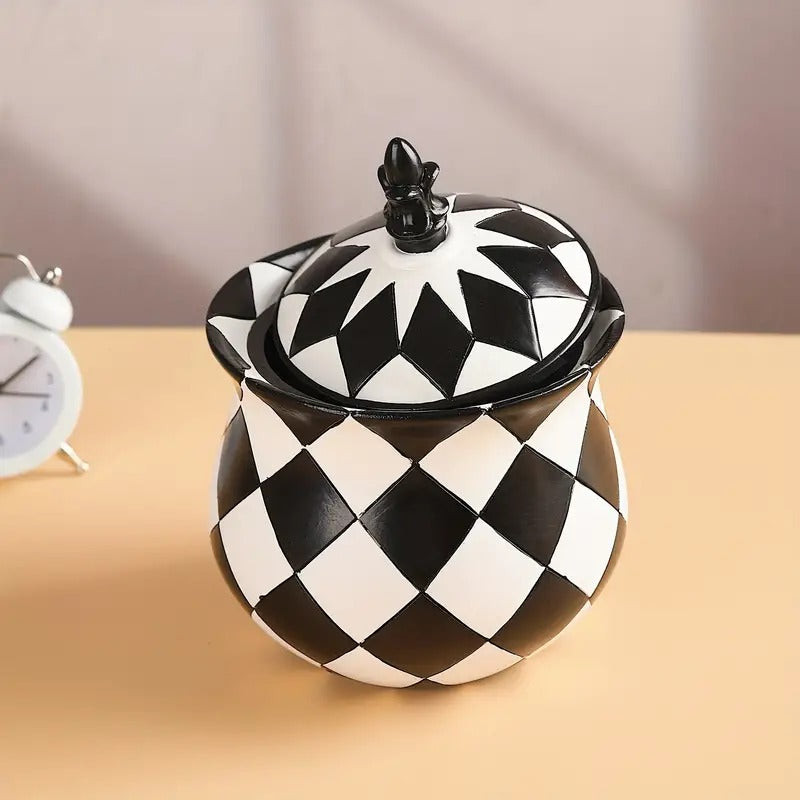 Harlequin Charm Storage Jar