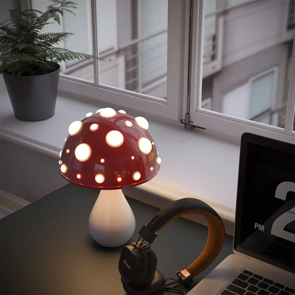 Enchanted Forest Mushroom Lamp