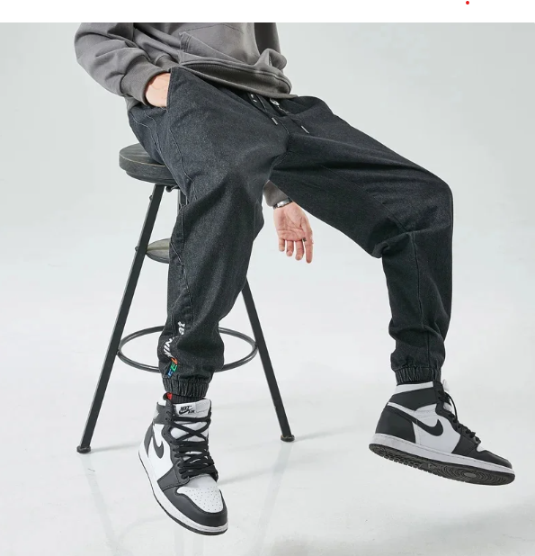 Streetwise Cotton Denim Joggers