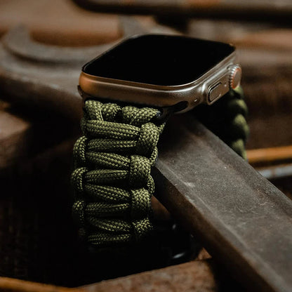 Rugged Timekeeper Paracord Apple Watch Band