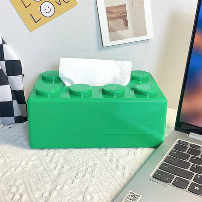 Nostalgic Block-Style Tissue Case