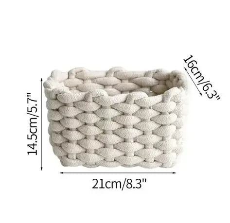 Chunky Knit Storage Basket