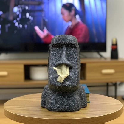 Easter Island Statue Tissue Dispenser