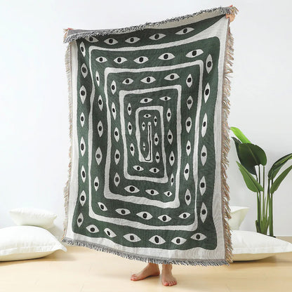 Snake Eye Tapestry Throw Blanket