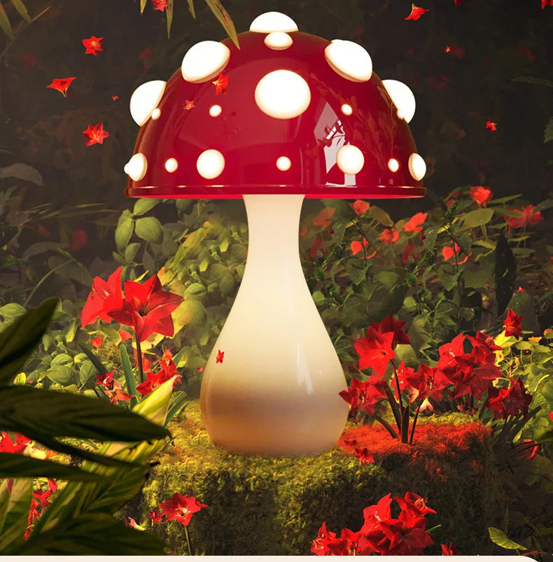 Enchanted Forest Mushroom Lamp