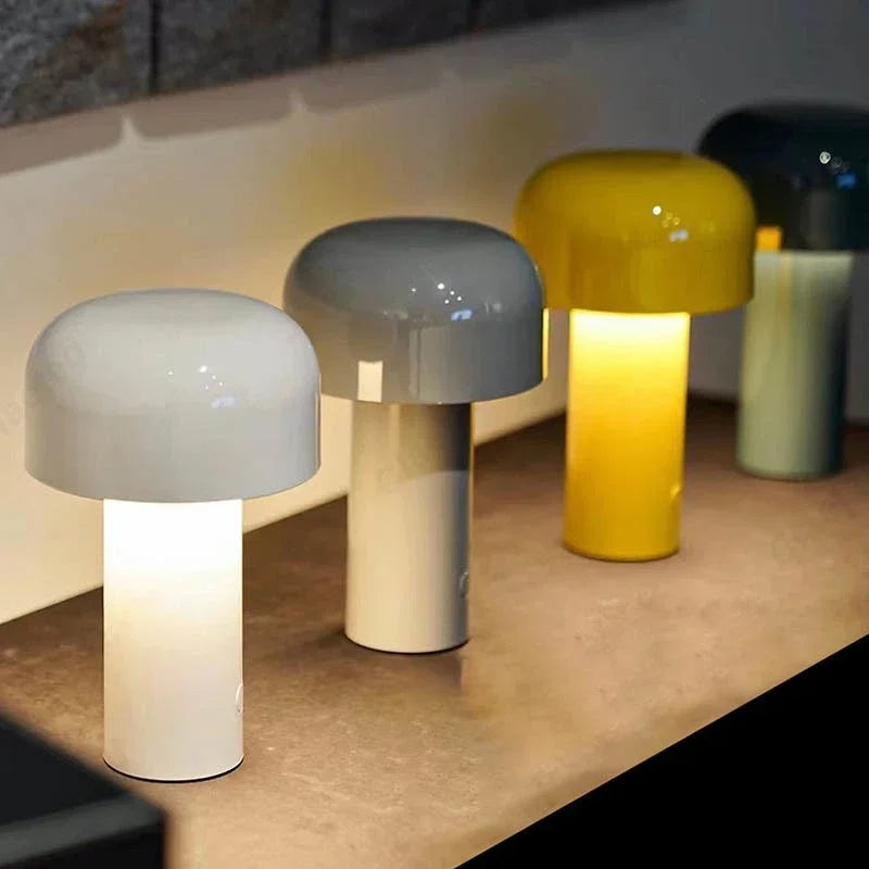 Italian Mushroom Iron Lamp