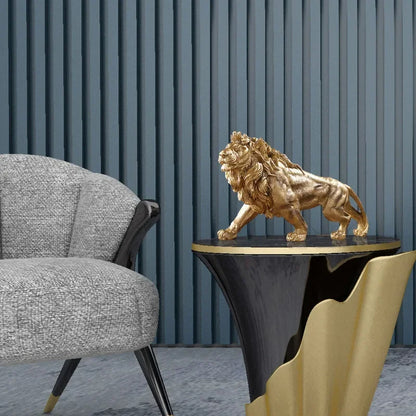 Regal Pride Lion Decor Statue