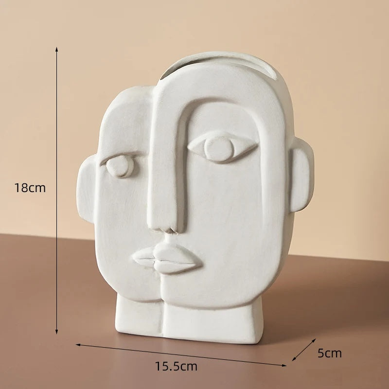 Modern Picasso Abstract Portrait Vase