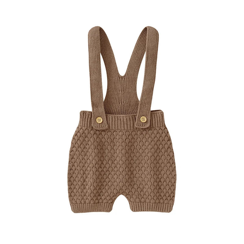 Buttoned Baby Knit Romper