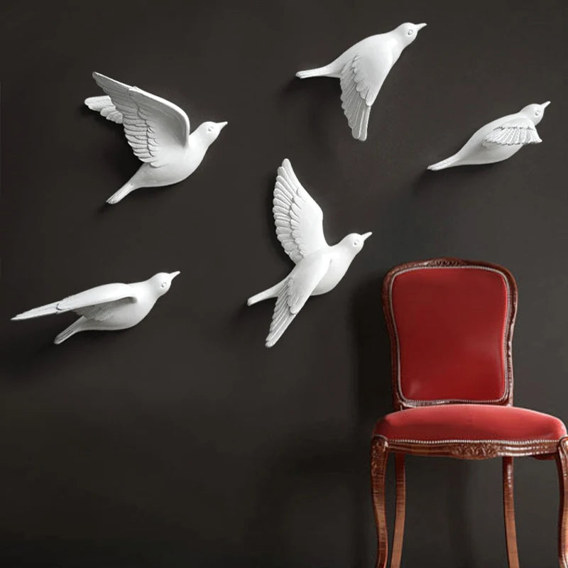 Aviary Dreams Flying Bird Wall Decor