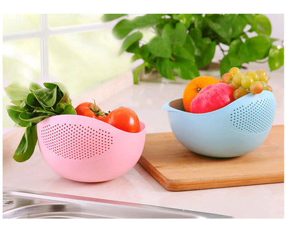 Wash & Drain 2-in-1 Bowl Sieve