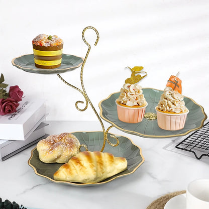 Elegant Triple-Tier Dessert Stand