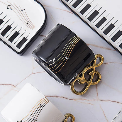 Piano Mug & Tray Ensemble