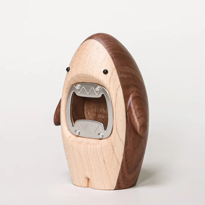 Jaws Wooden Shark Bottle Opener