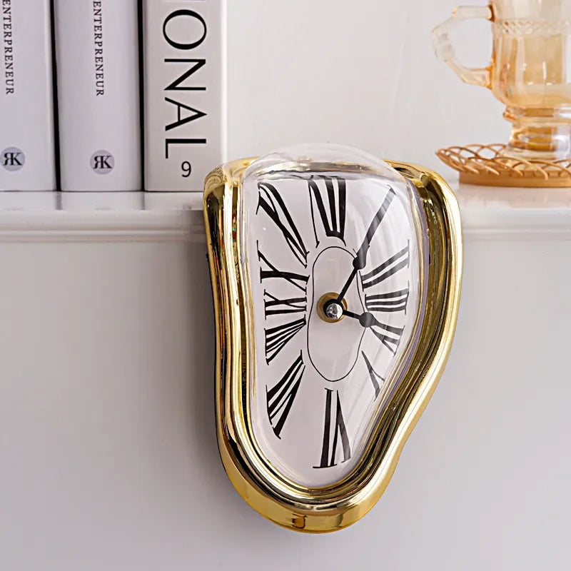 Time Warp Salvador Dali Inspired Clock Decor