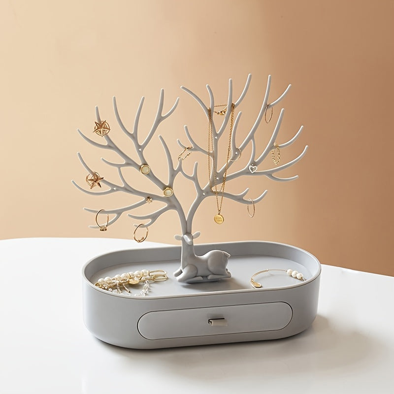 Elegant Antler Jewelry Box