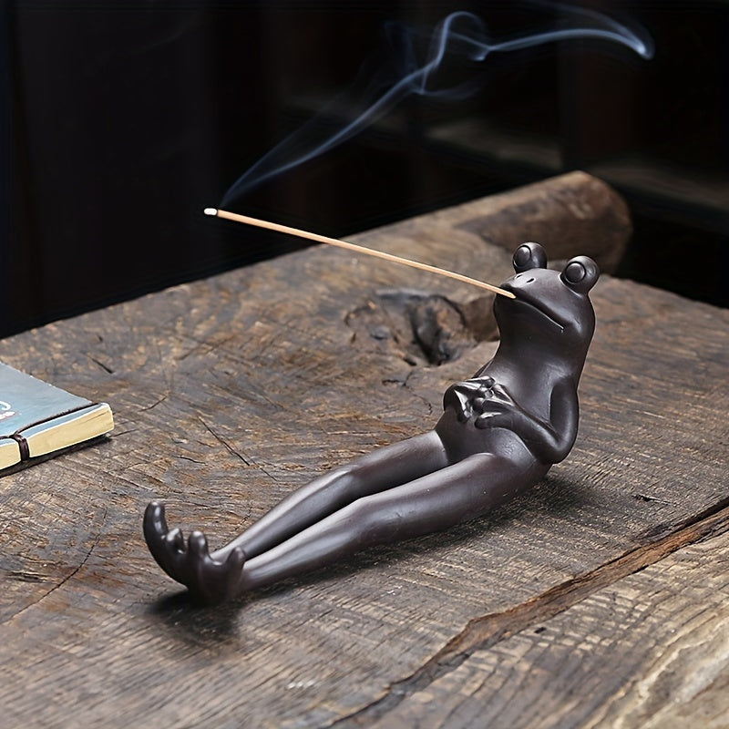 Tranquil Toad Incense Holder