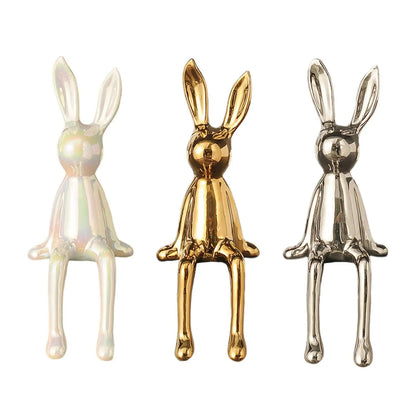 Elegant Rabbit Figurines