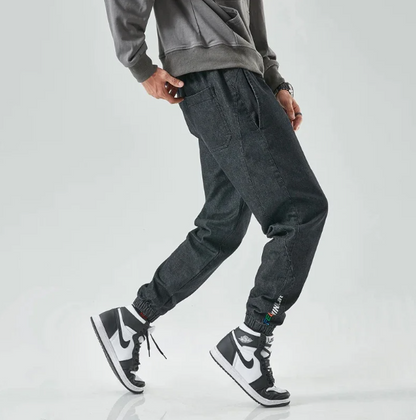 Streetwise Cotton Denim Joggers