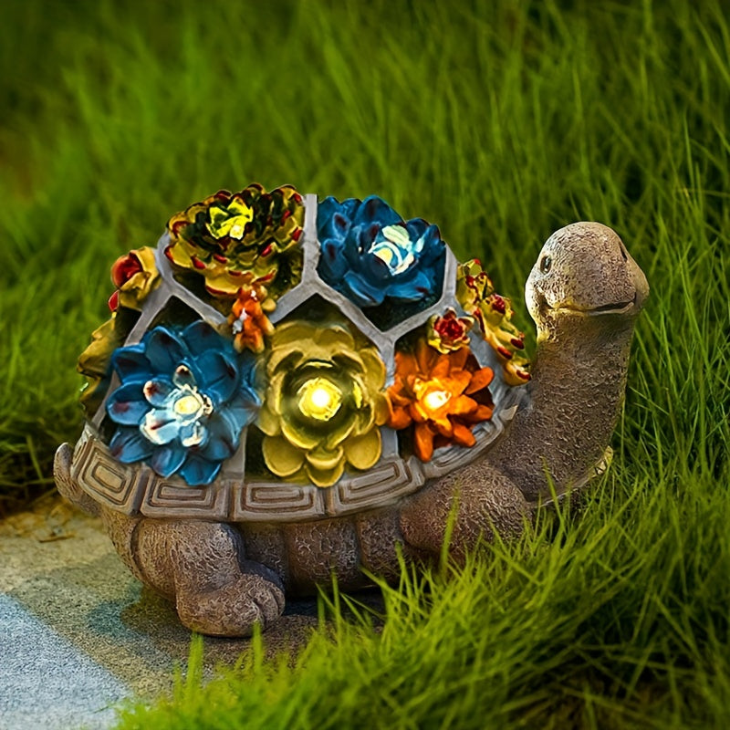 Serene Shell Solar Garden Sculpture