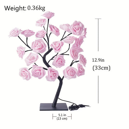 Eternal Bloom Glowing Rose Tree Lamp