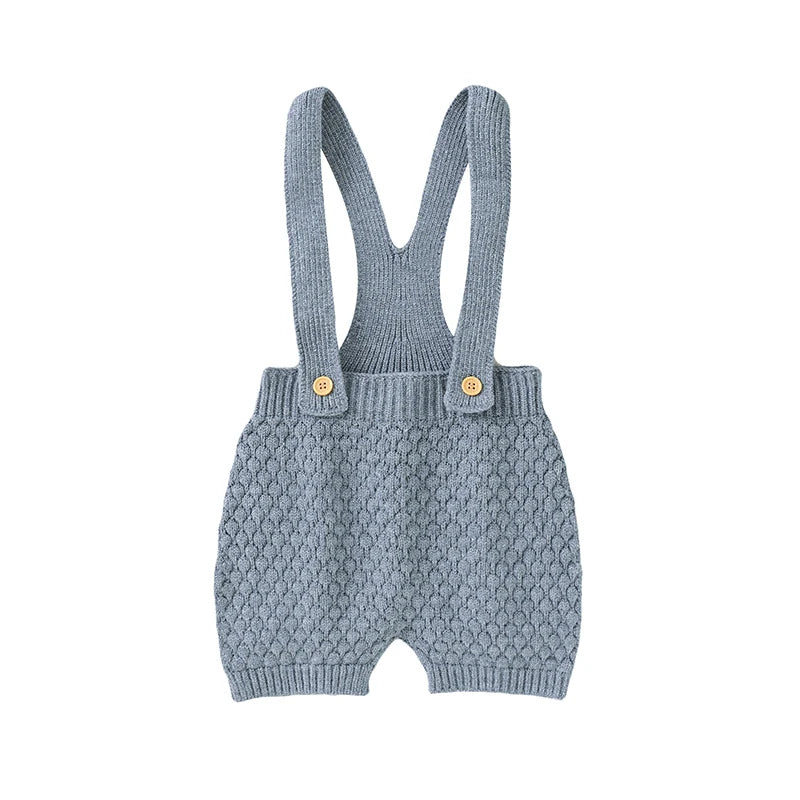 Buttoned Baby Knit Romper