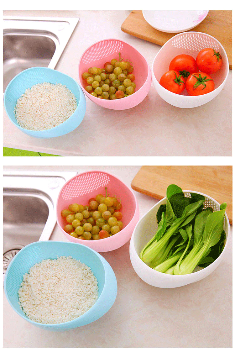 Wash & Drain 2-in-1 Bowl Sieve