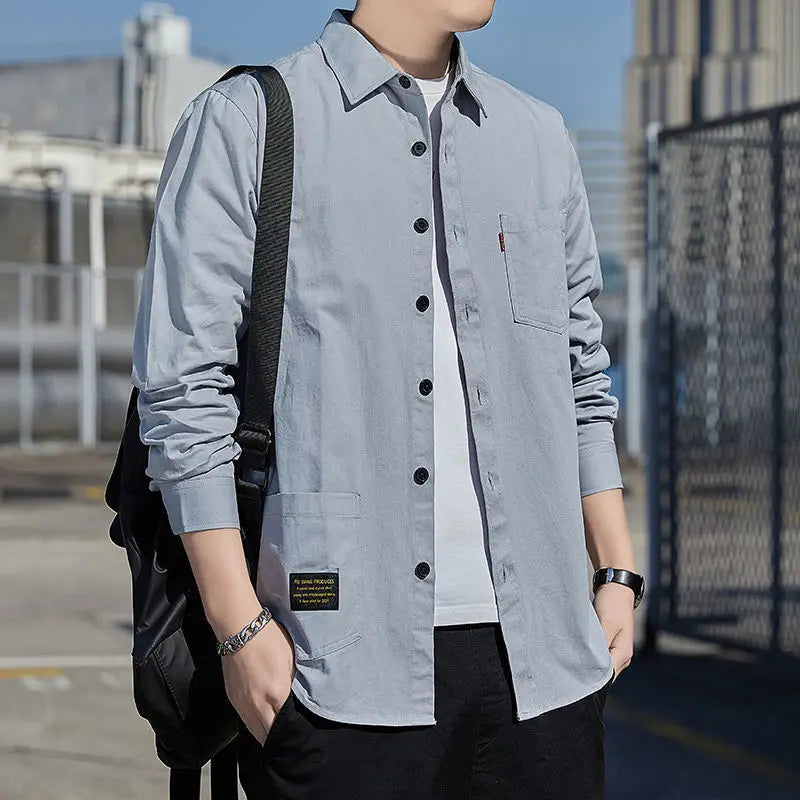 Urban Classic Solid Cotton Overshirt