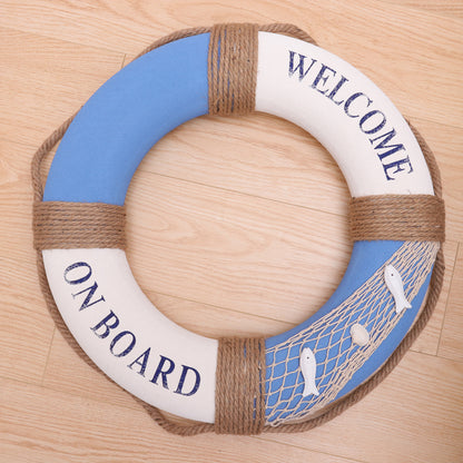 Captain's Welcome Lifebuoy Decor