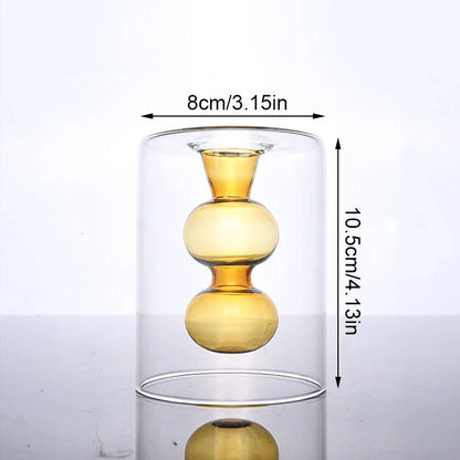 Prism Bloom Double-Layered Hydroponic Terrarium