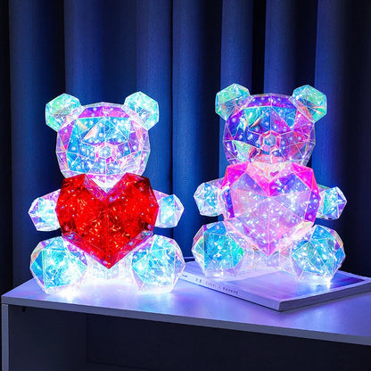 GlowHeart The Luminous Teddy Bear