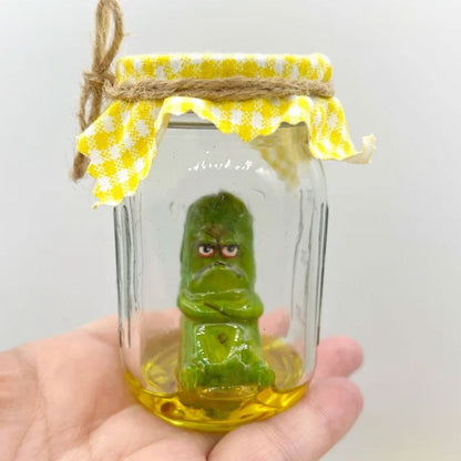 Grumpy Pickle In A Jar