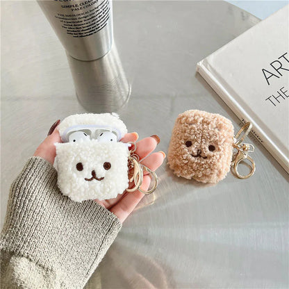 BearPods Fluffy AirPods Case