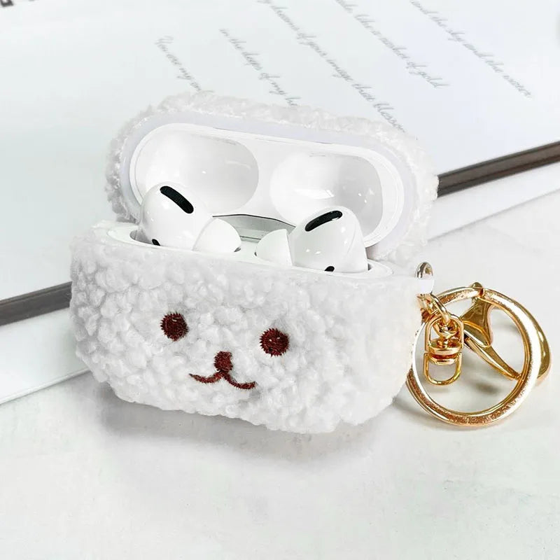 BearPods Fluffy AirPods Case