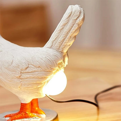 Chicken Or The Egg? Desktop Glow Lamp