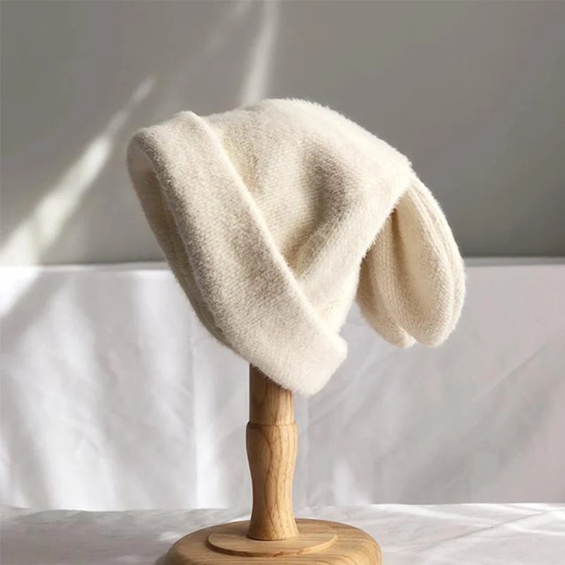 Woolly Bunny Ear Beanie