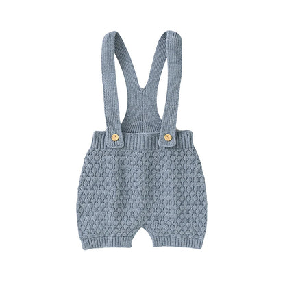 Buttoned Baby Knit Romper