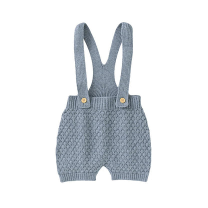 Buttoned Baby Knit Romper