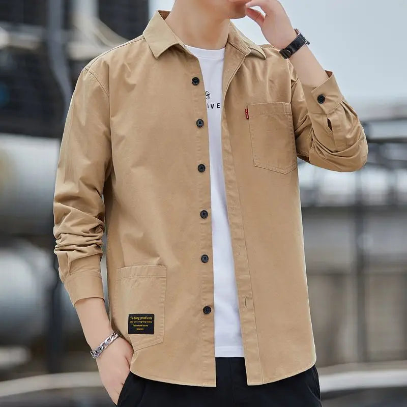 Urban Classic Solid Cotton Overshirt