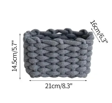 Chunky Knit Storage Basket