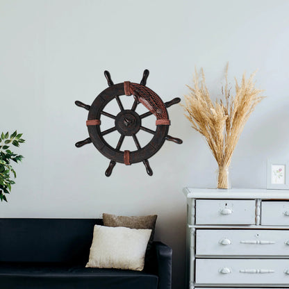 Nautical Navigator's Decor Ship Wheel